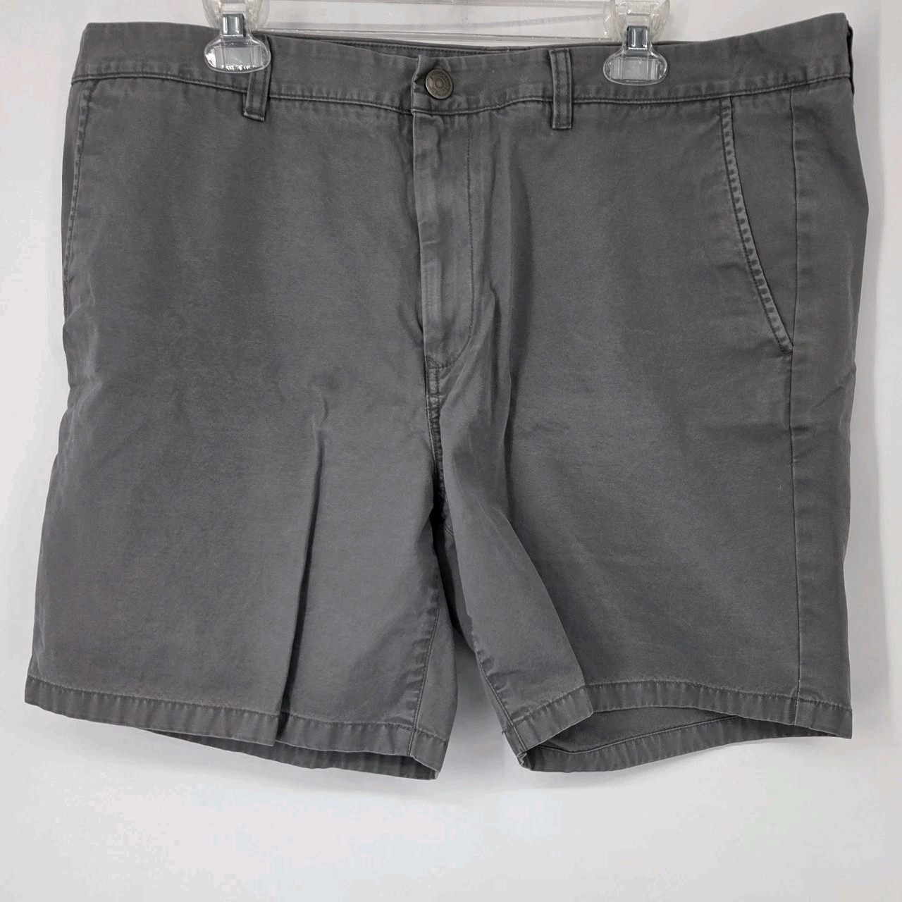 Bonobos Washed Chino Shorts Men's Size 40 Gray 7" Inseam Golf Casual